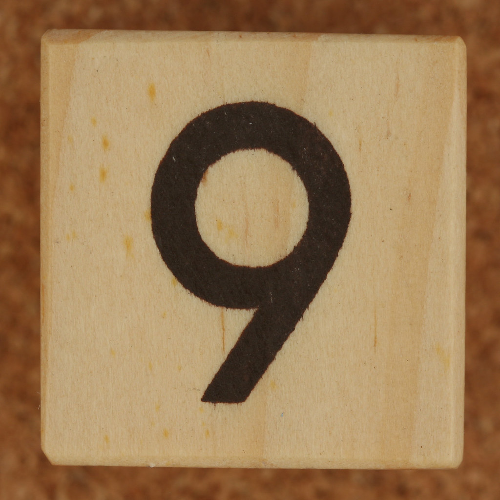 Calendar Wood Block number 9 | Leo Reynolds | Flickr