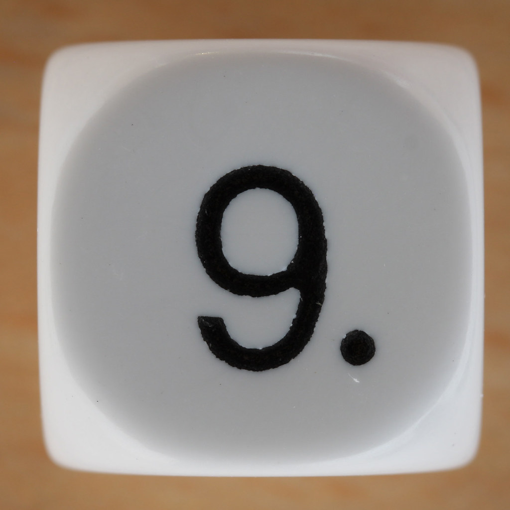 White Dice Number 9 | Leo Reynolds | Flickr