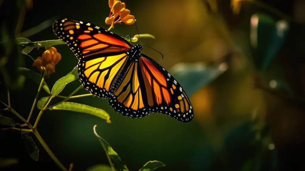 A butterfly on a flower