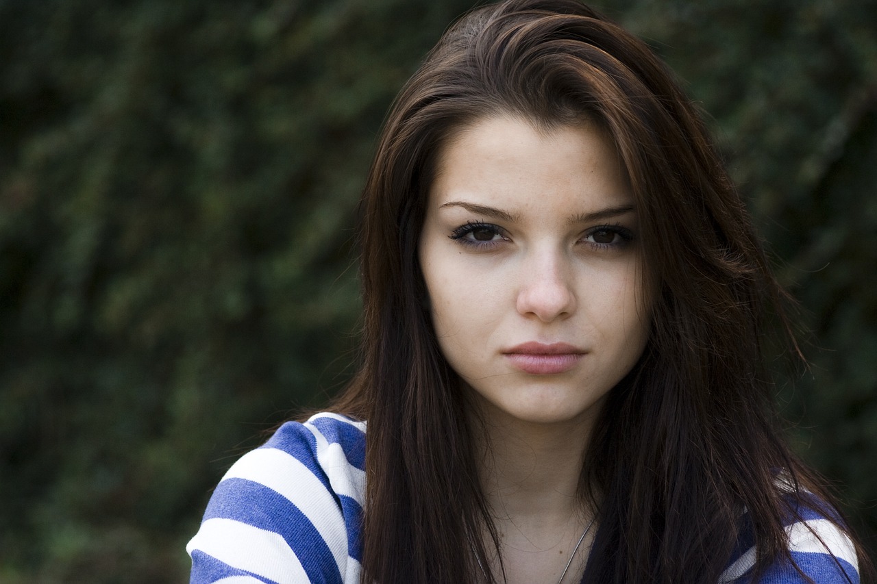 woman portrait face brunette hairstyle young woman female model modeling female portrait female model face face face face face