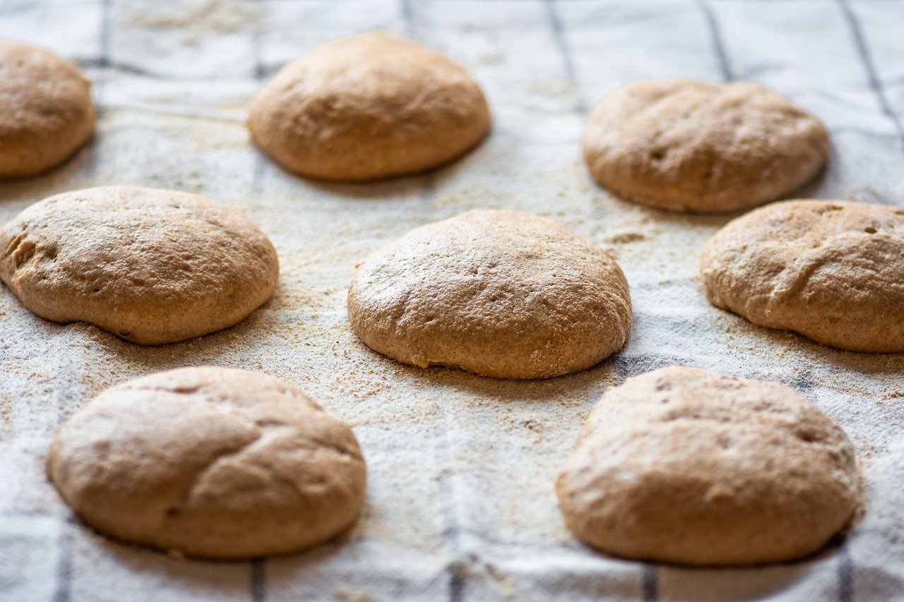 bun food fresh bakery carbohydrates to bake dough homemade meal yummy nourishment close up