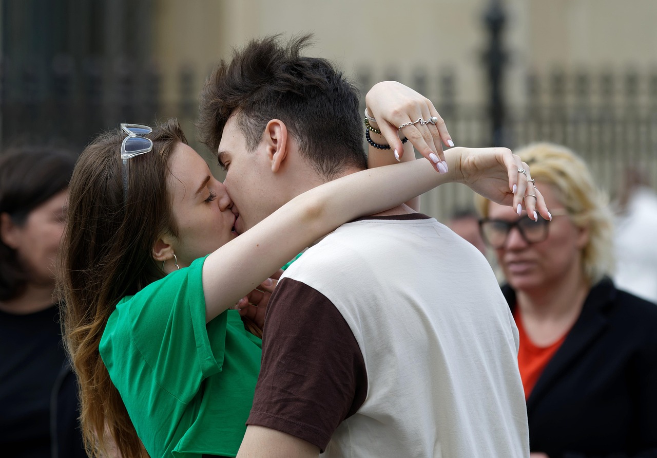 couple kissing lovers public street young couple making out kissing kissing making out making out making out making out making out
