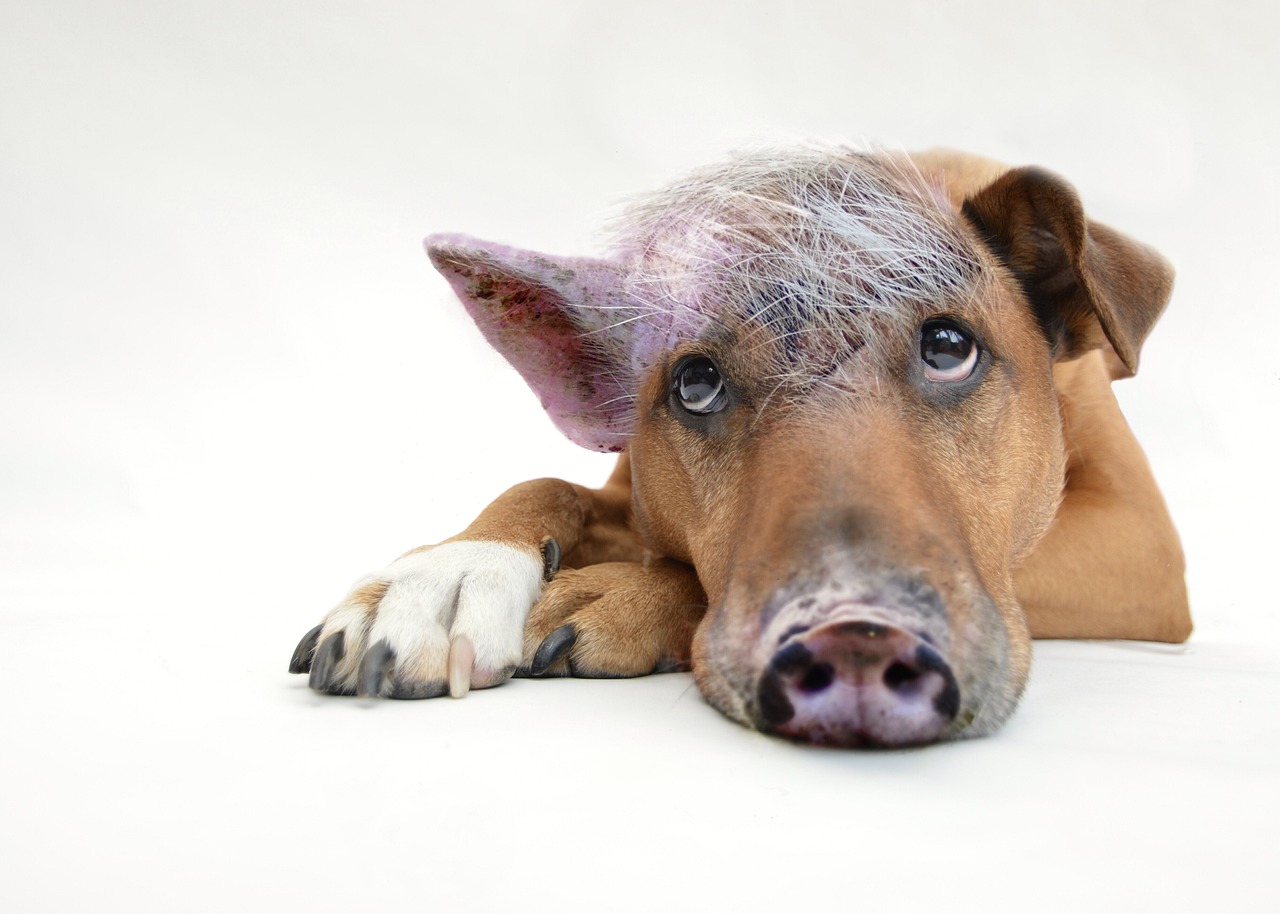 pig dog inner pig dog dog pig composing coaching view loyal to pet dear animal fun overcoming funny pictures funny photos