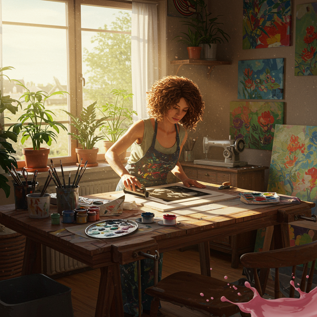 7. Photo Transfer Art