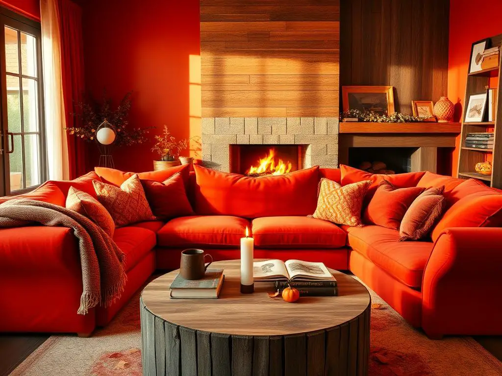 7. Warm and Cozy Reds and Oranges