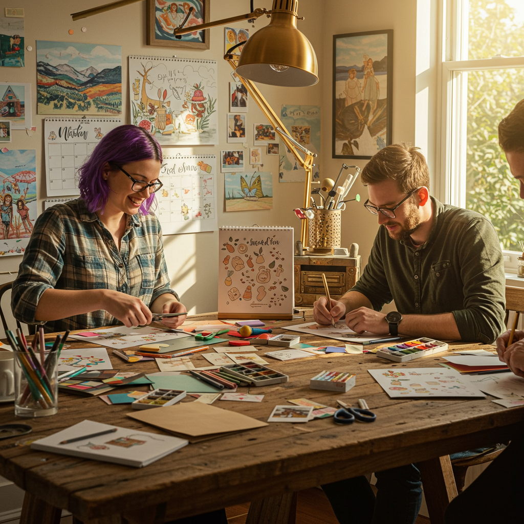 8. Personalized Wall Calendars