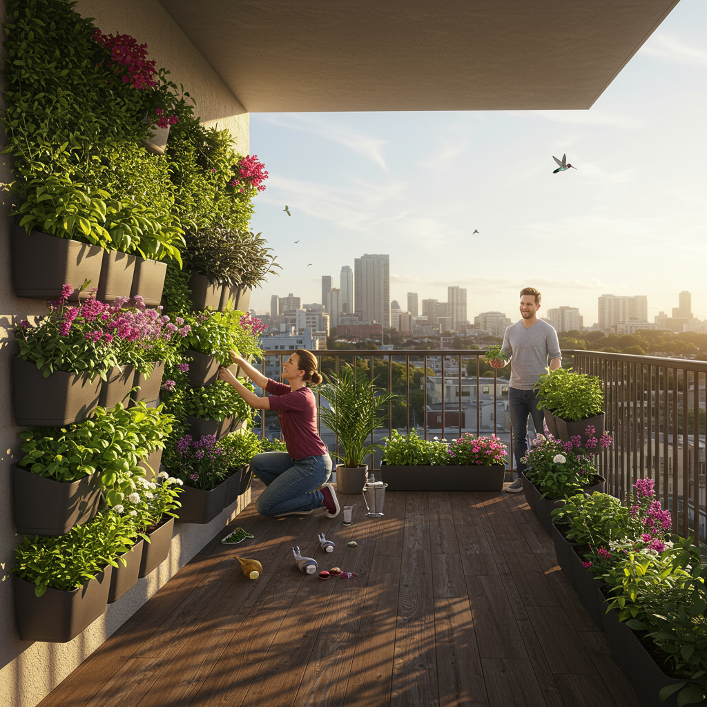 1. Vertical Gardens: Going Up for Impact