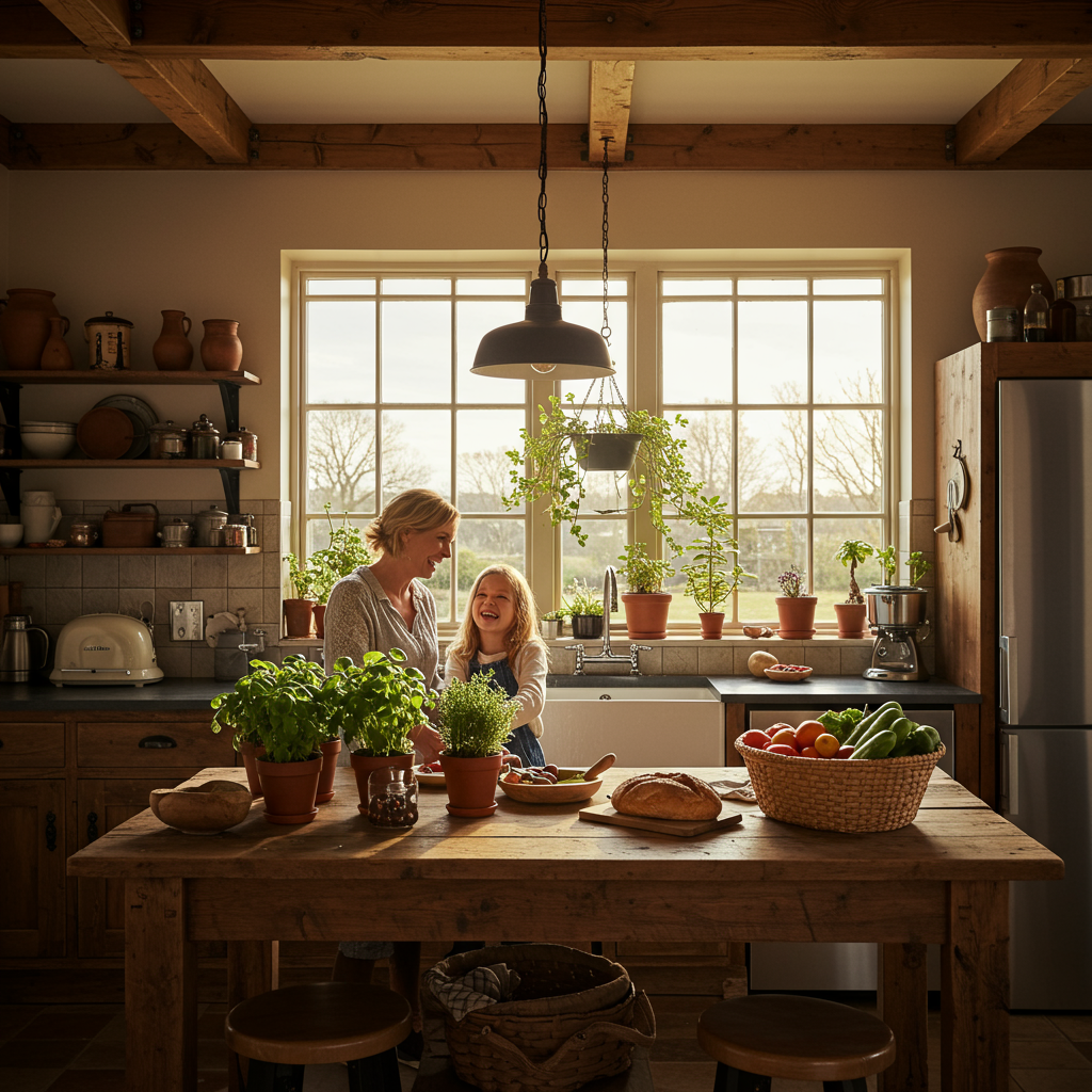 8. Rustic Modern