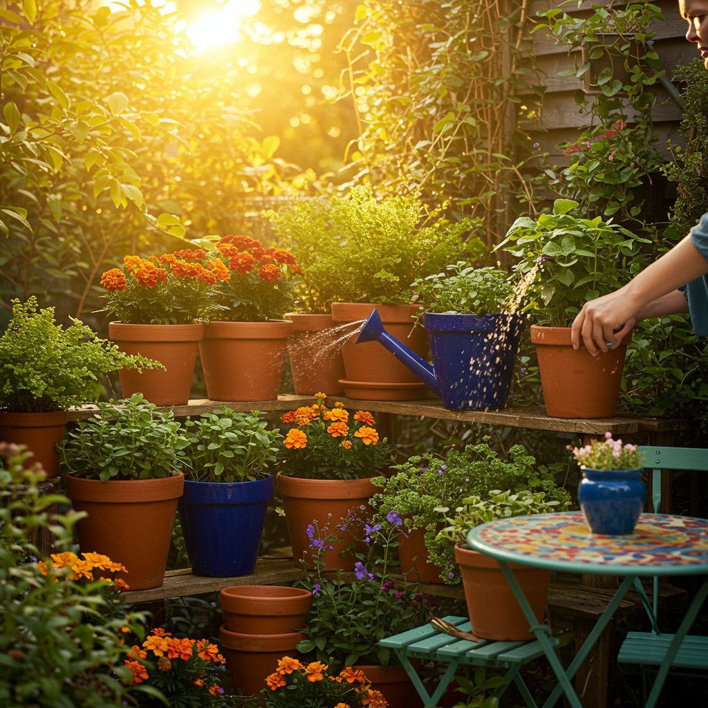 7. Potted Plants: Versatile and Vibrant