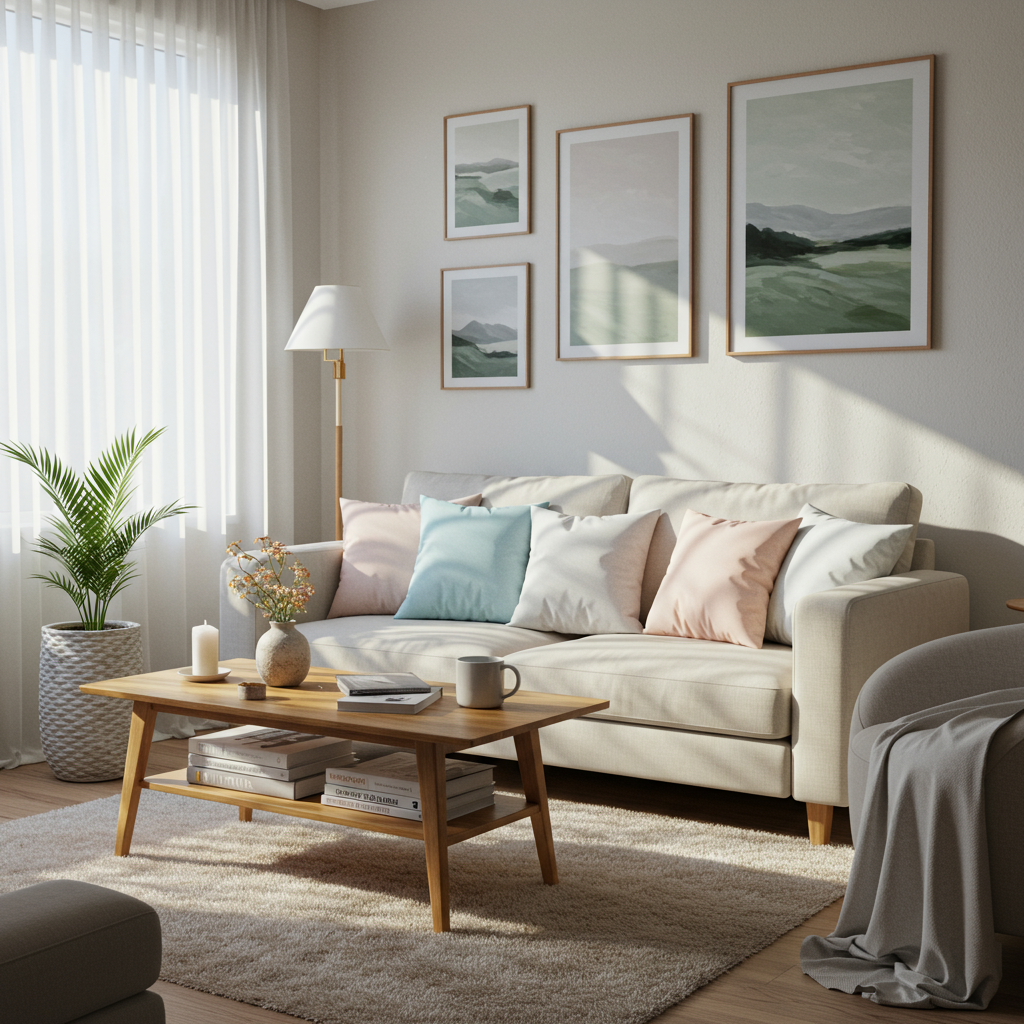 1. Choose a Soft Color Palette
