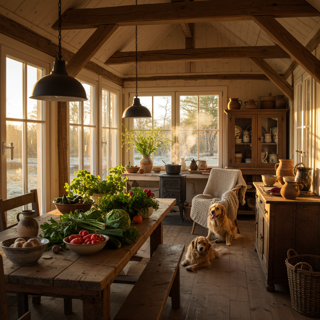 6. Scandinavian Rustic