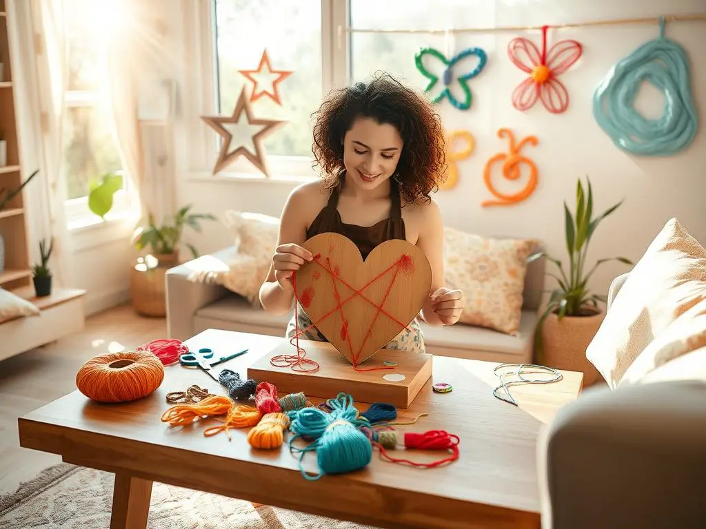 10. DIY String Art
