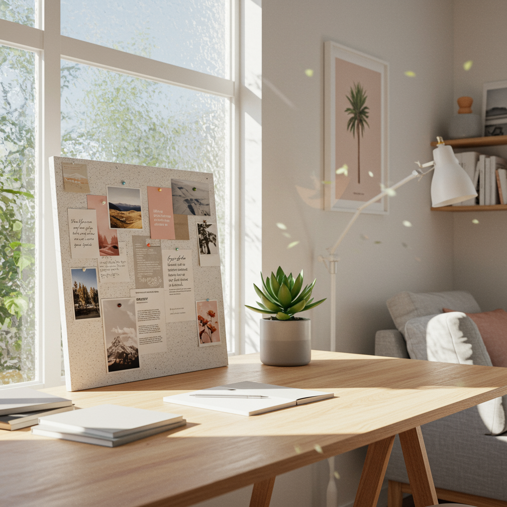 6. Create a Minimalist Vision Board