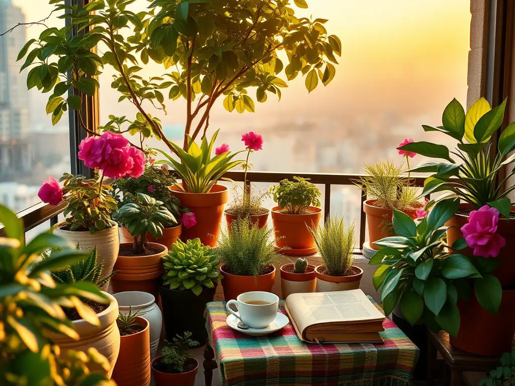 1. Use Potted Plants