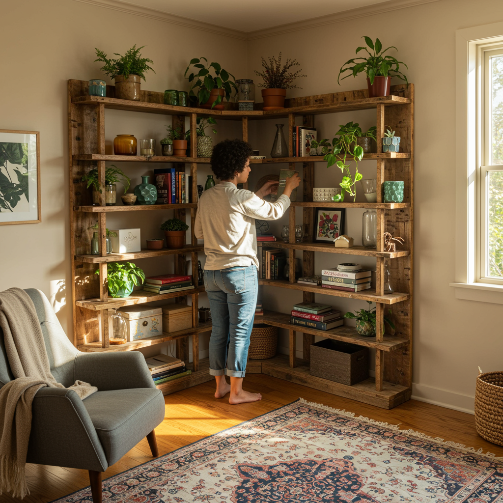 3. Corner Shelves