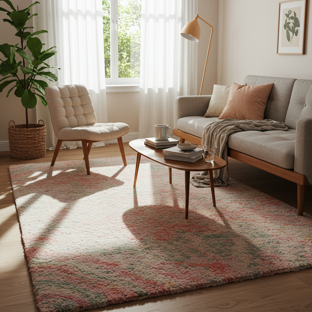 5. Soft Elegance: Hand-Tufted Wool Rugs