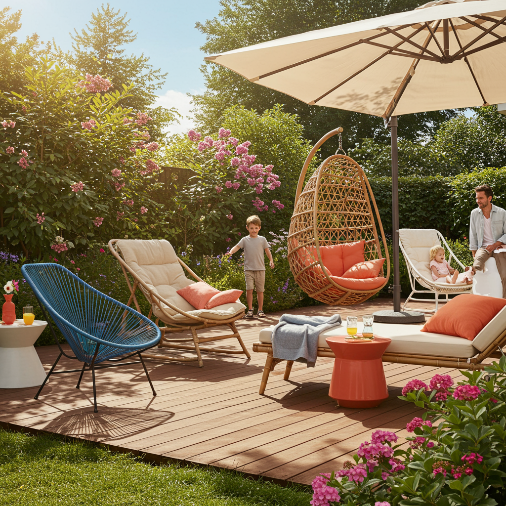 4. Stylish Lounge Chairs
