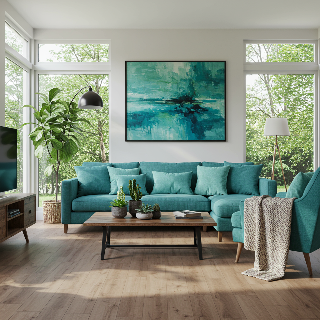 4. Cool Blues and Greens
