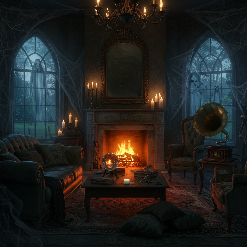 4. Haunted Living Room