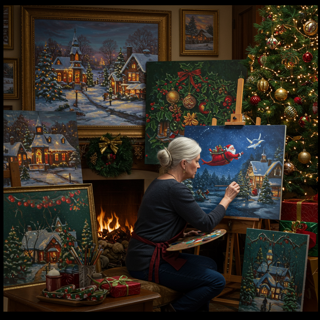 8. Showcase Holiday Artwork