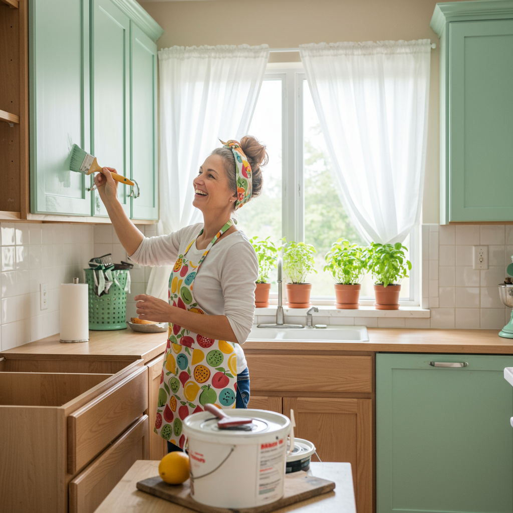 1. Paint Your Cabinets