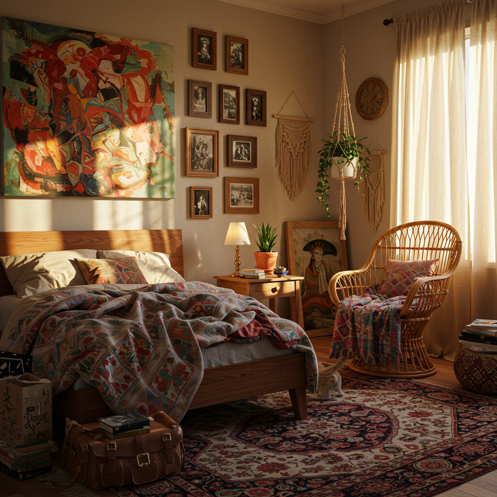 5. Eclectic Artwork