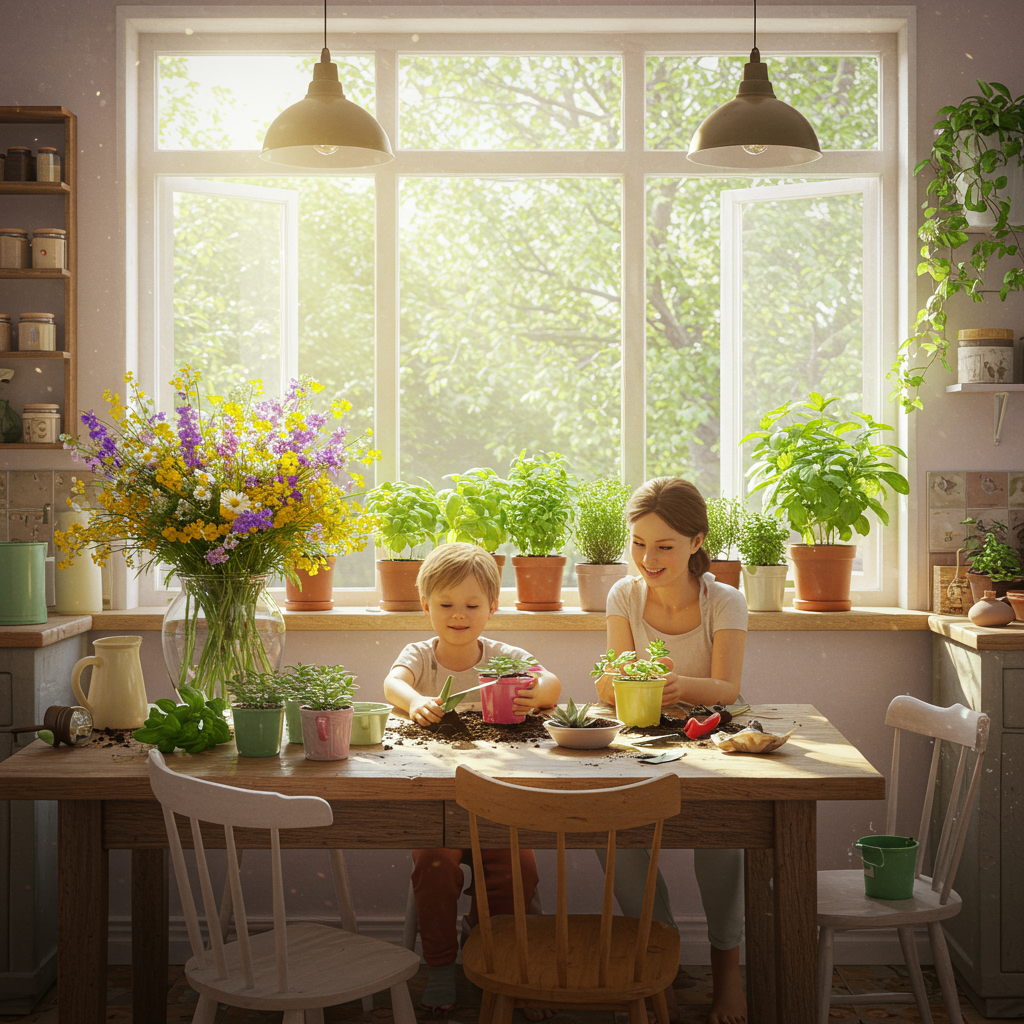 6. Fresh Flowers and Plants