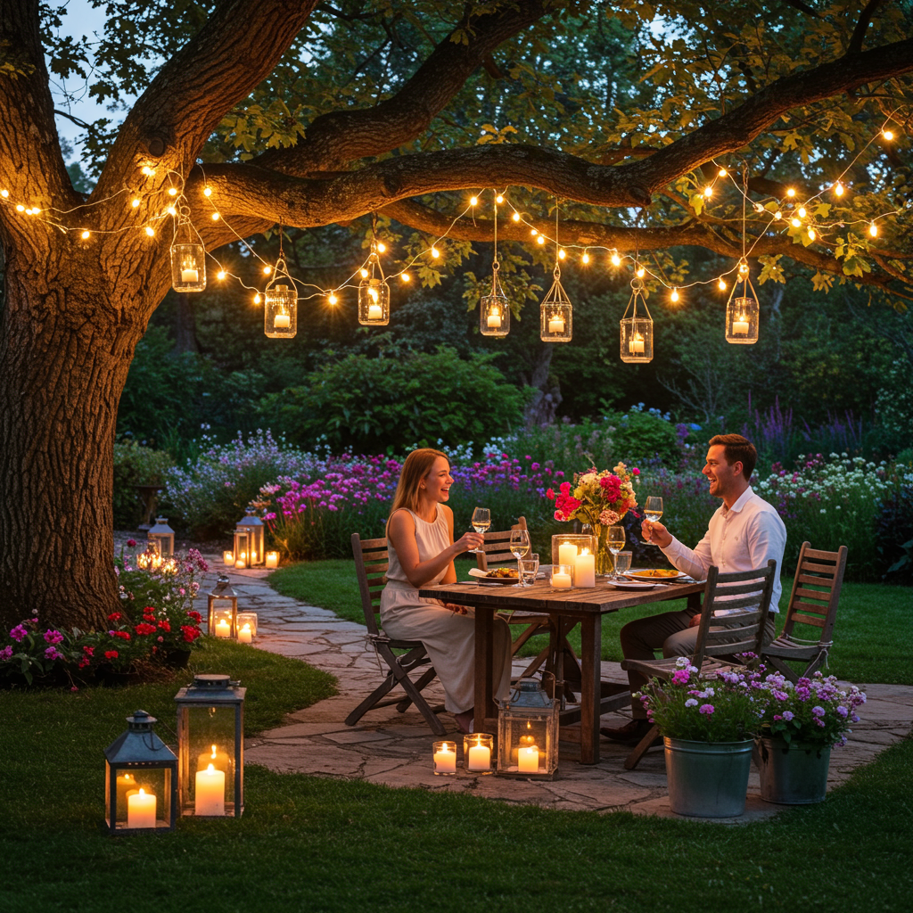 4. Add Lighting for Evening Ambiance