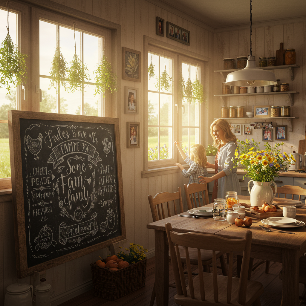3. Chalkboard Wall Art