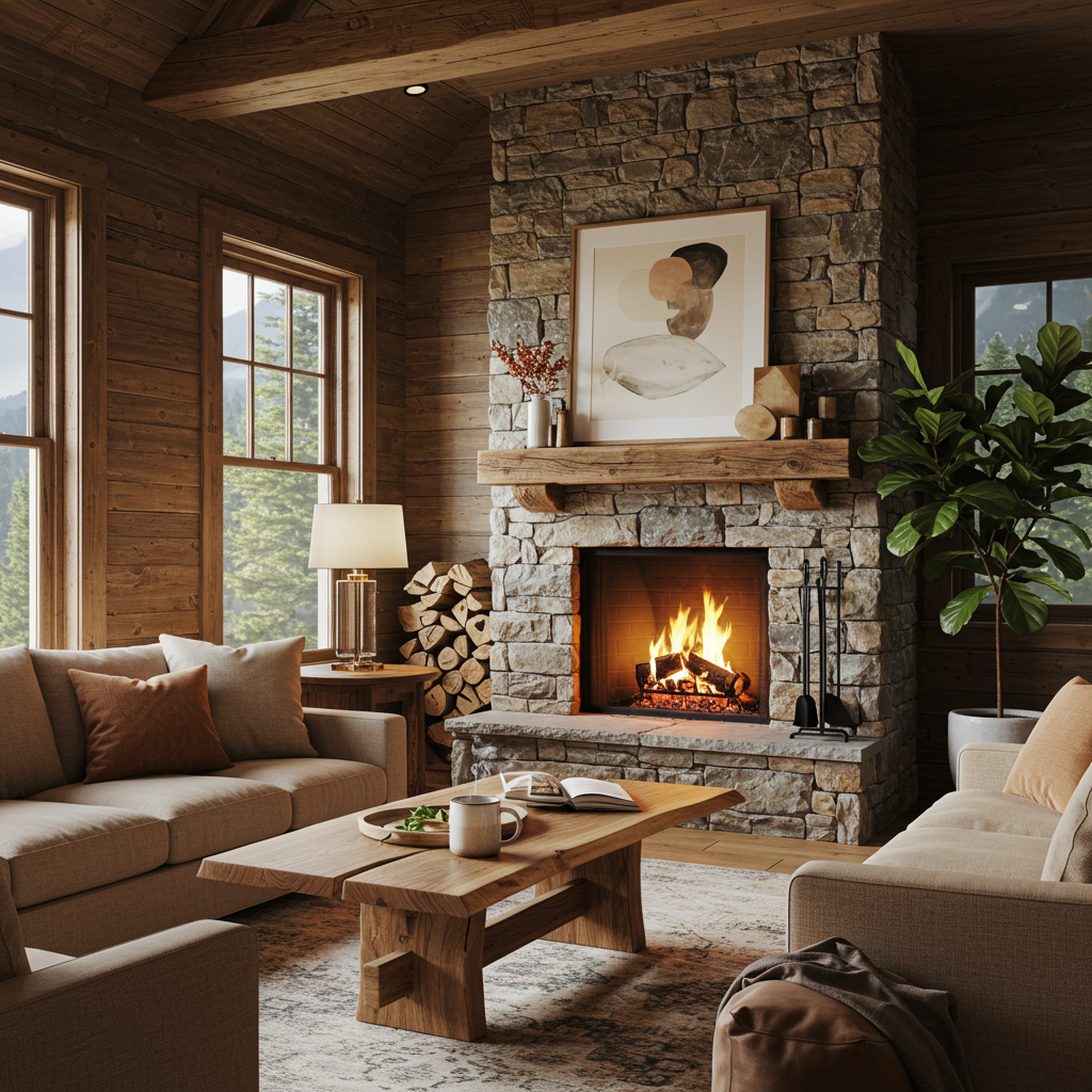 2. Modern Rustic
