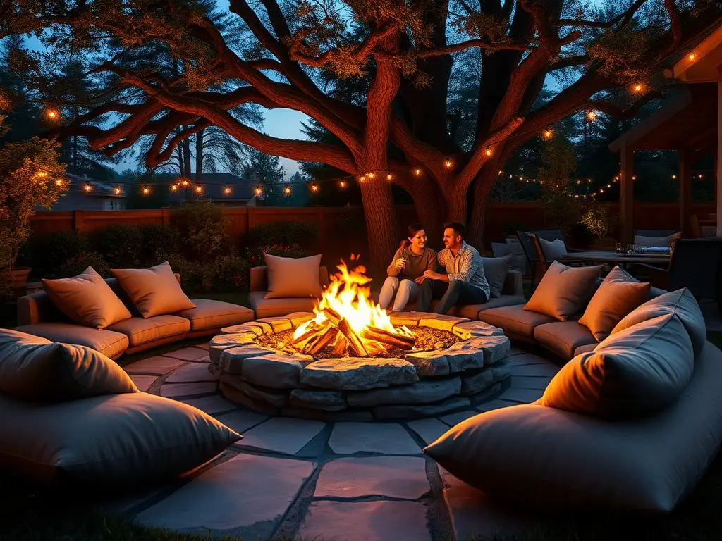 9. Sunken Fire Pit