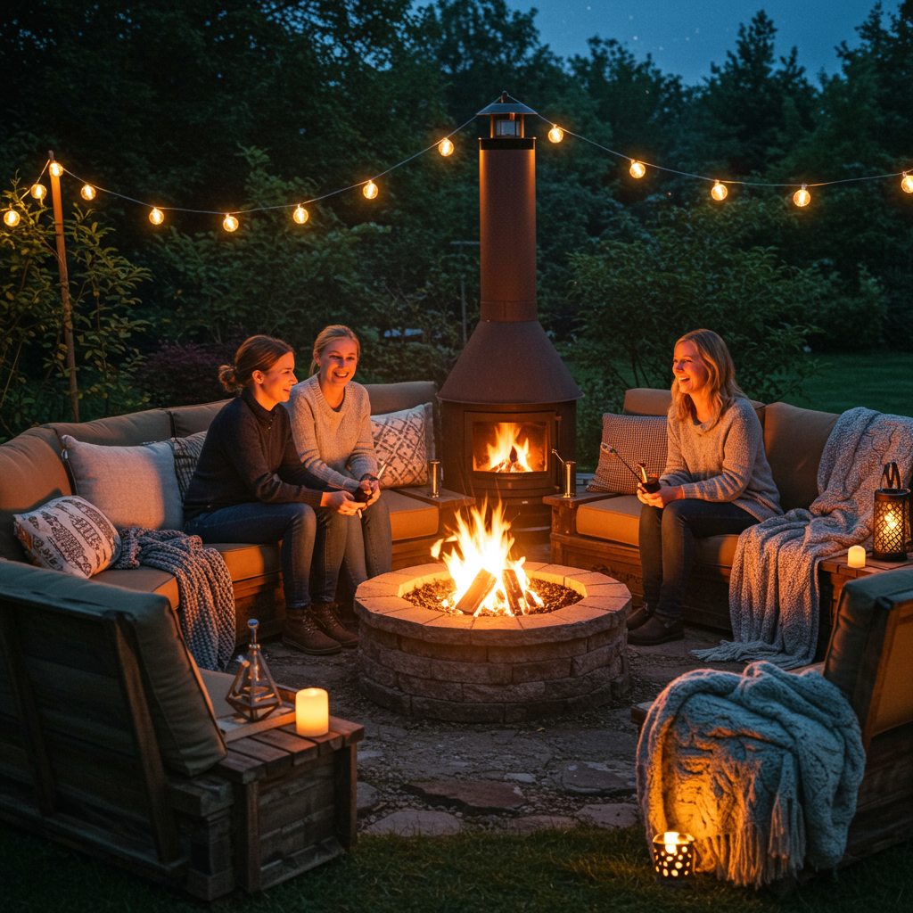 3. Create a Fire Pit Glow