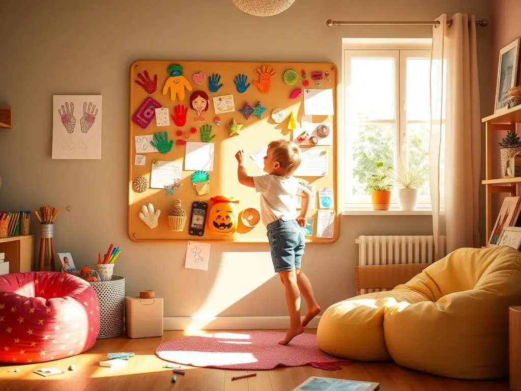 10. Magnetic Board for Artwork