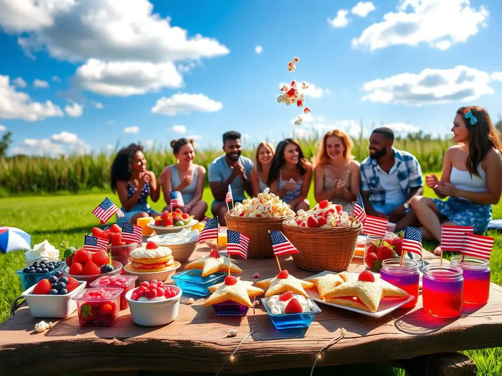 6. Red, White, and Blue Snacks