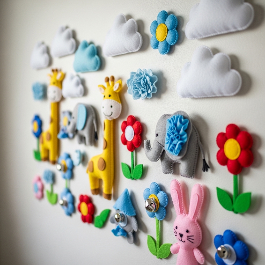 10. Interactive Felt Wall Art