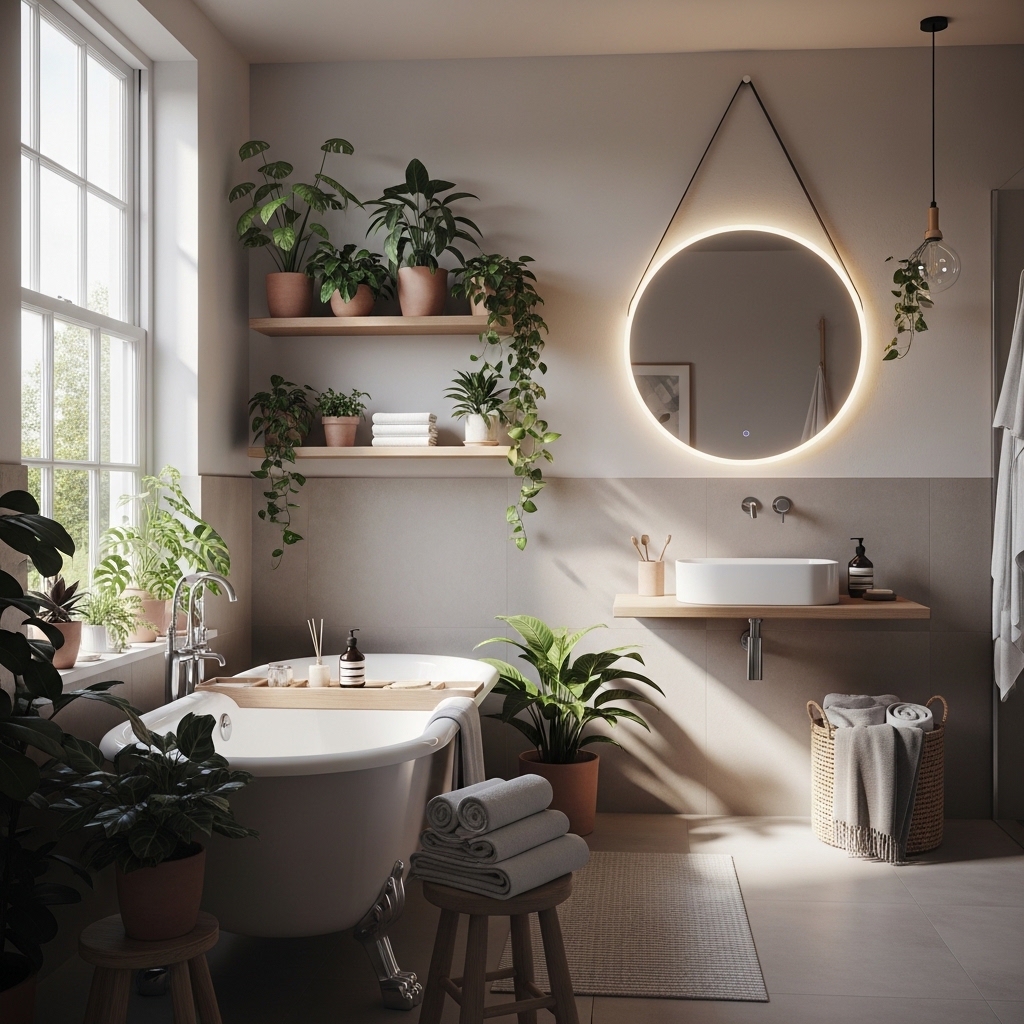 8. Bathroom Plants