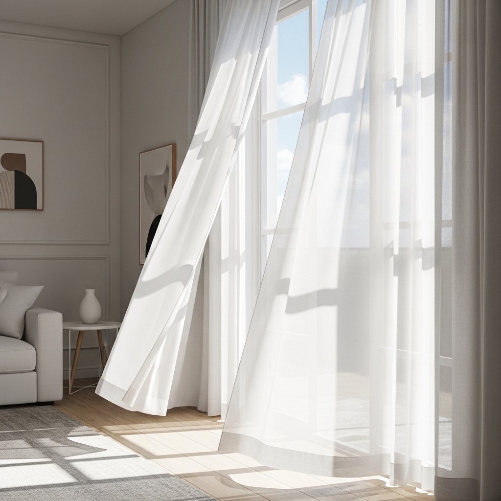 8. Minimalist Sheers