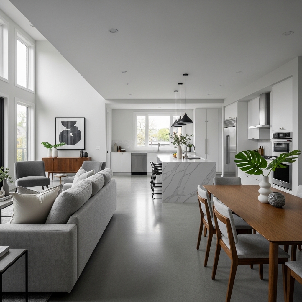 1. Open Concept Living Room