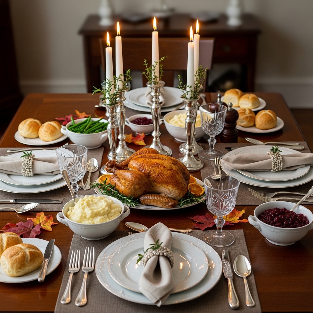 2. Festive Table Settings