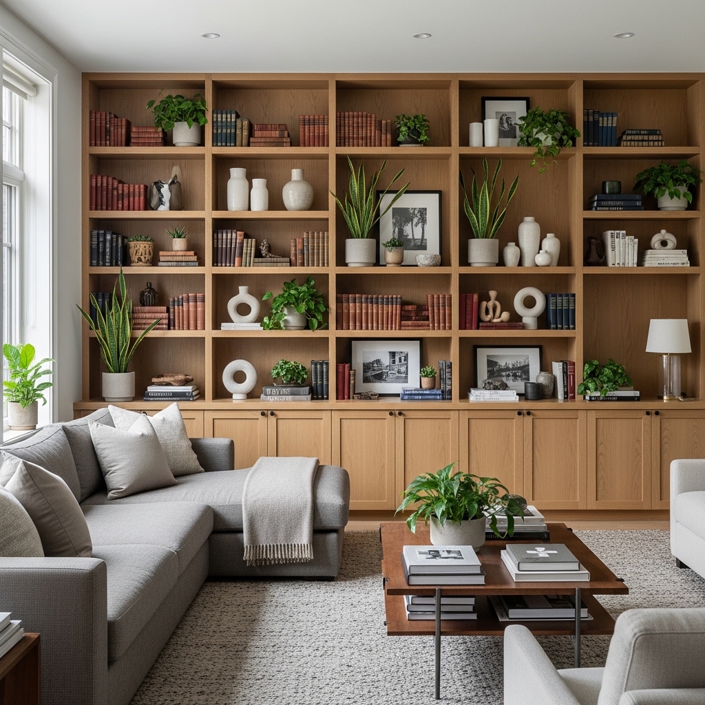 5. Built-in Shelving