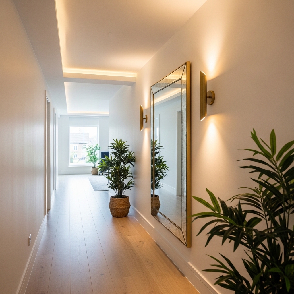 6. Mirrors in Hallways