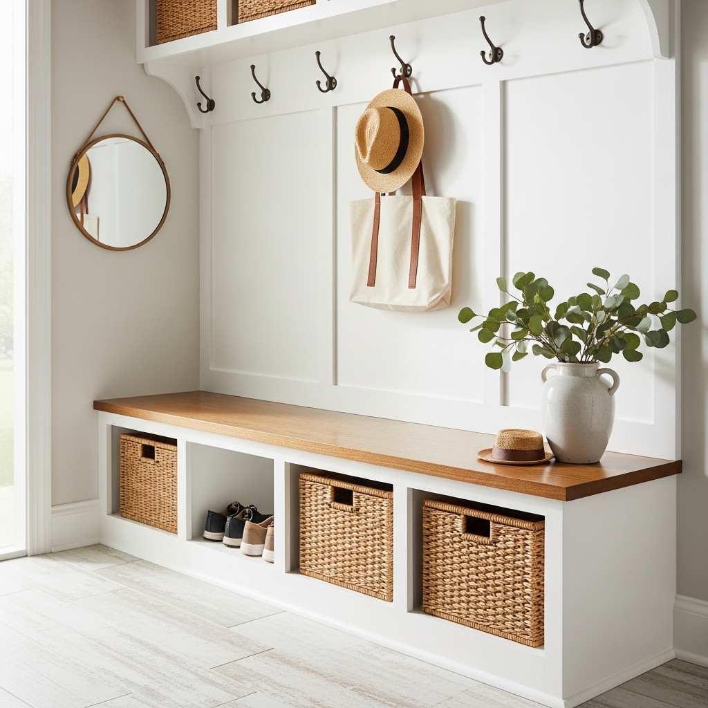 2. Stylish Bench Seating