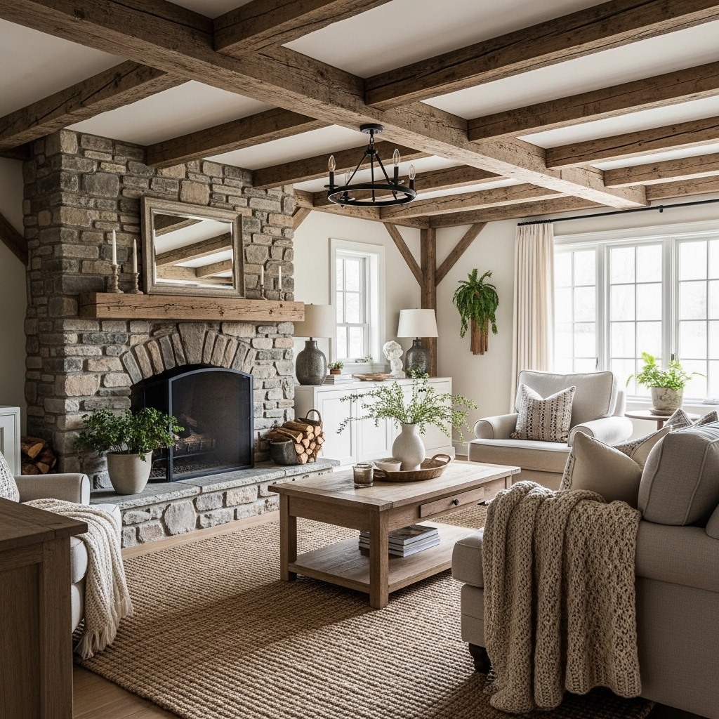 5. Wood Beam Ceilings