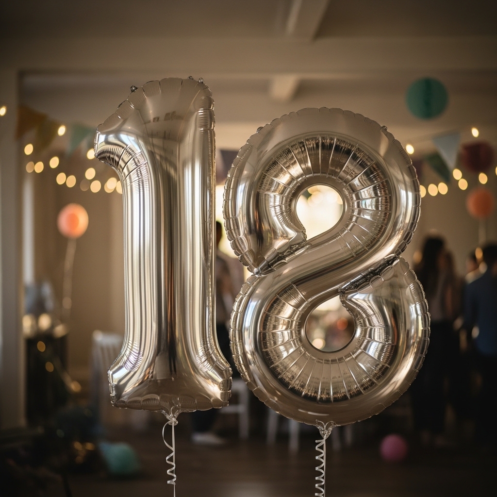 11. Giant Number Balloons