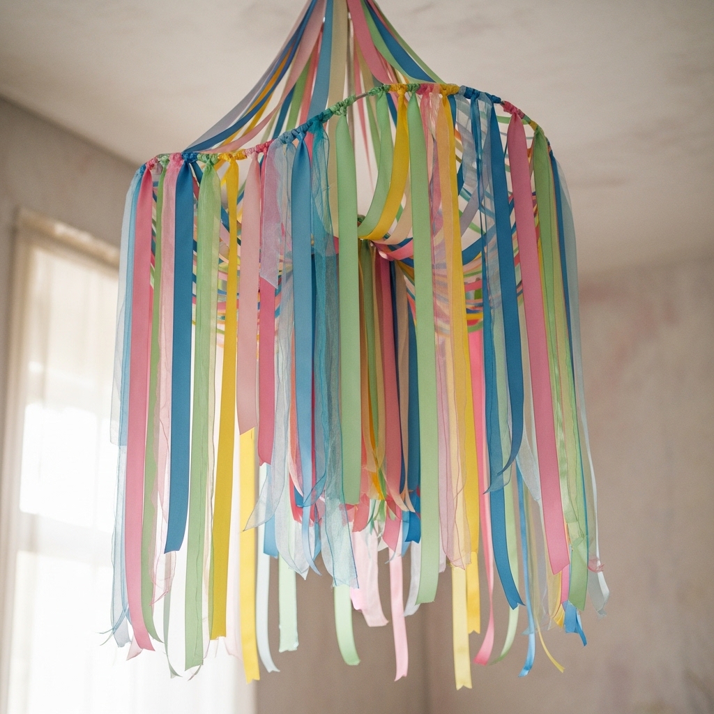 9. Ribbon Chandelier