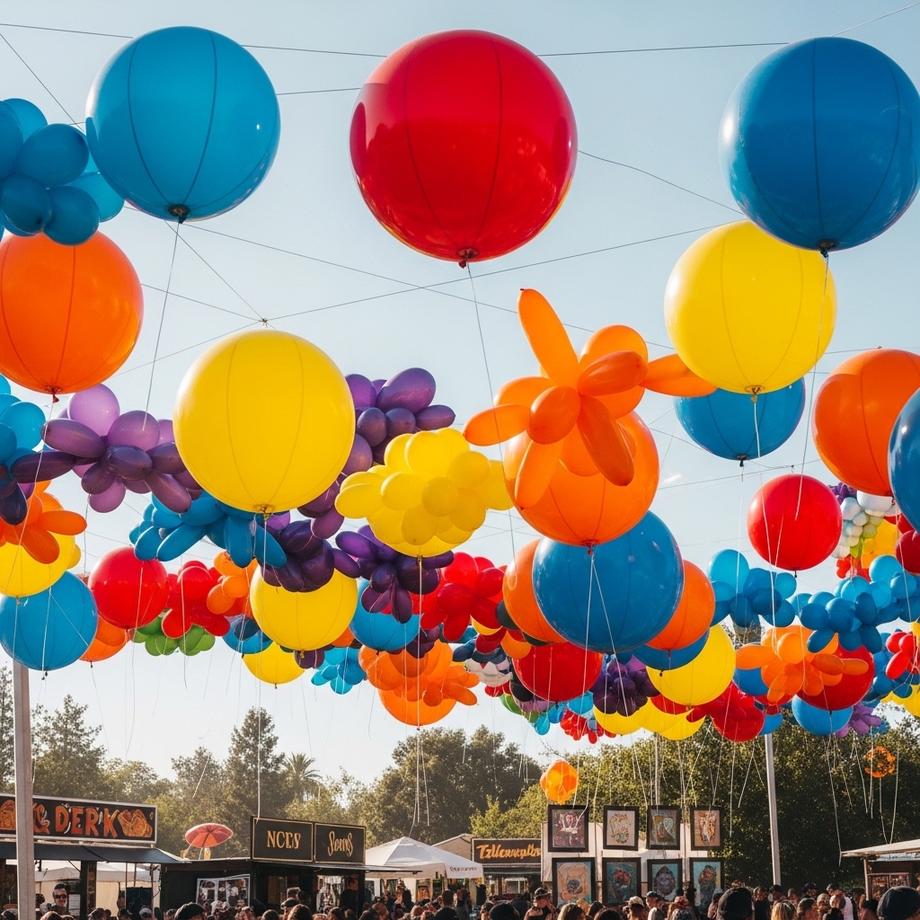 9. Floating Balloon Installations