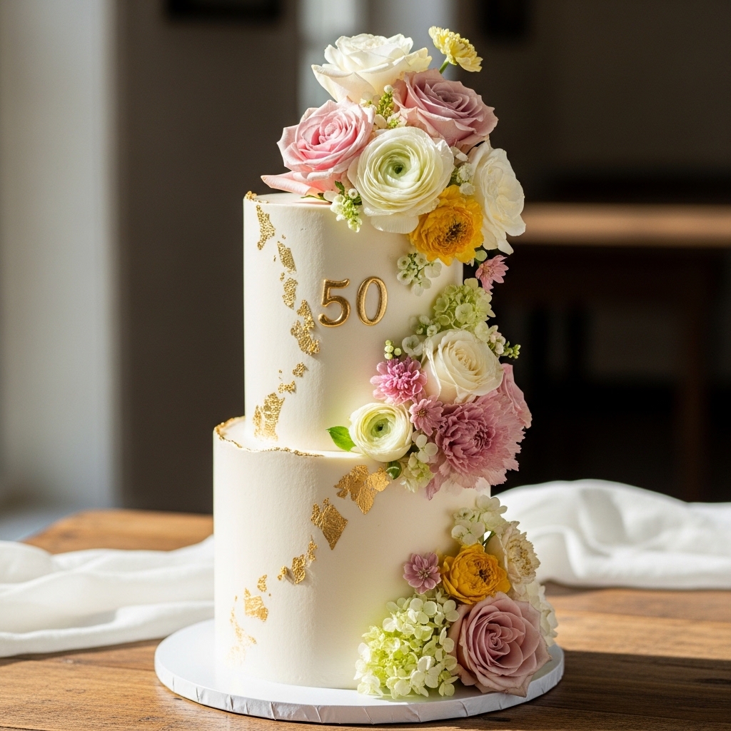 4. 50th Anniversary Cake