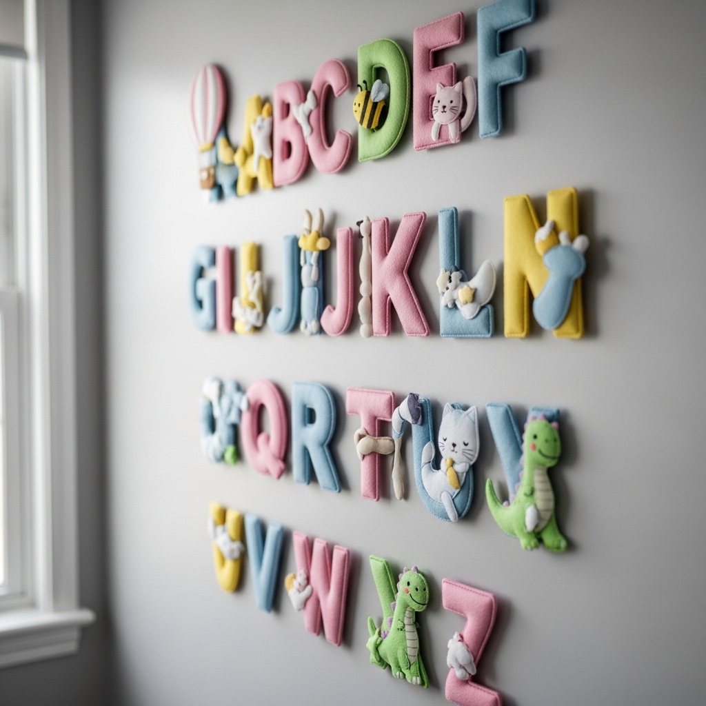 5. Playful Alphabet Art