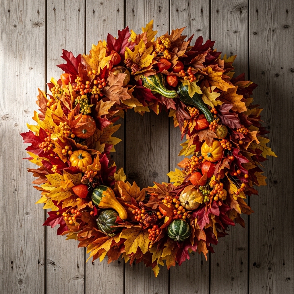 1. Autumn Harvest Wreath