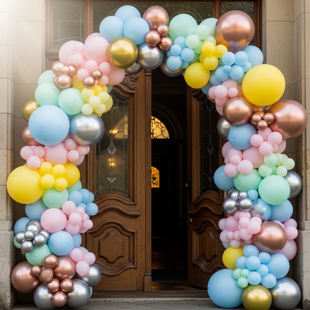 2. Elegant Balloon Arches
